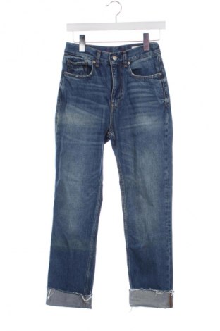 Blugi de femei Zara, Mărime S, Culoare Albastru, Preț 72,03 Lei