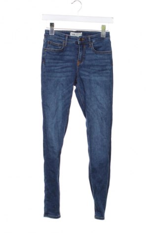 Blugi de femei Zara, Mărime XS, Culoare Albastru, Preț 70,97 Lei