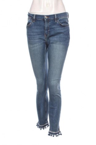 Dámske džínsy  Zara, Veľkosť L, Farba Modrá, Cena  19,95 €