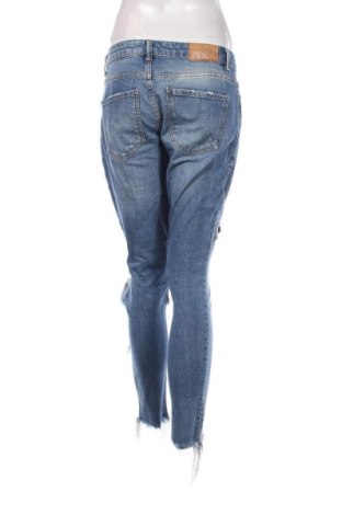 Női farmernadrág Zara, Méret L, Szín Kék, Ár 5 396 Ft