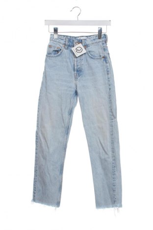 Dámske džínsy  Zara, Veľkosť XXS, Farba Modrá, Cena  13,80 €
