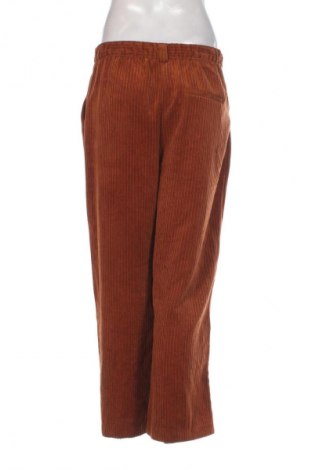 Pantaloni de velvet de femei Bershka, Mărime M, Culoare Portocaliu, Preț 51,99 Lei