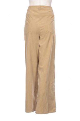 Pantaloni de velvet de femei Blind Date, Mărime XL, Culoare Bej, Preț 57,99 Lei