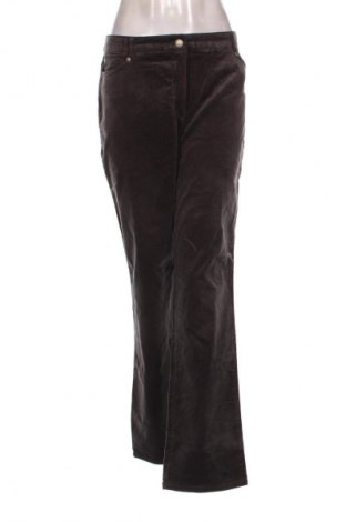 Pantaloni de velvet de femei Canda, Mărime XL, Culoare Gri, Preț 46,99 Lei