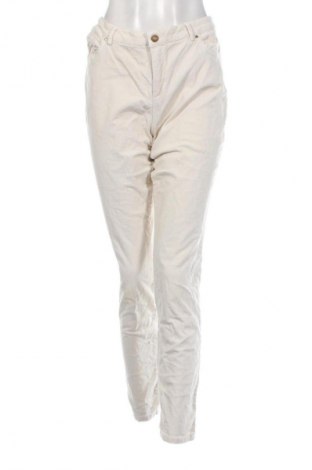 Damskie sztruksy Cyrillus, Rozmiar XL, Kolor ecru, Cena 73,99 zł