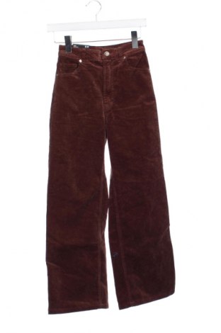 Dámské manšestráky  H&M Divided, Velikost XXS, Barva Hnědá, Cena  339,00 Kč