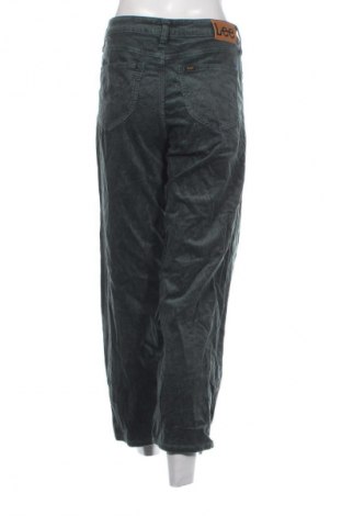 Pantaloni de velvet de femei Lee, Mărime M, Culoare Verde, Preț 92,99 Lei