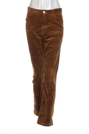 Pantaloni de velvet de femei Massimo Dutti, Mărime L, Culoare Maro, Preț 141,99 Lei
