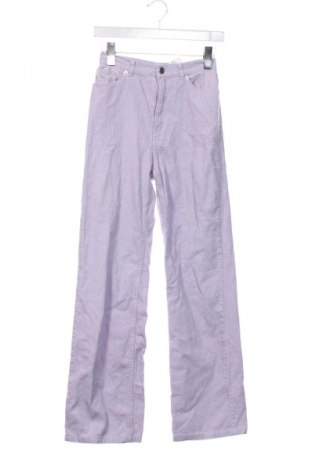 Pantaloni de velvet de femei Monki, Mărime XXS, Culoare Mov, Preț 50,99 Lei