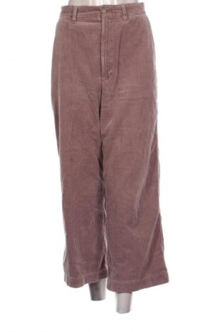 Pantaloni de velvet de femei Polo Ralph Lauren, Mărime M, Culoare Mov, Preț 929,99 Lei