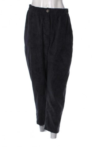 Pantaloni de velvet de femei Unbranded, Mărime L, Culoare Albastru, Preț 47,99 Lei