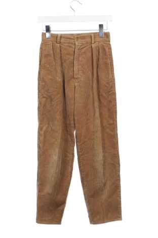Pantaloni de velvet de femei Unbranded, Mărime XS, Culoare Bej, Preț 43,99 Lei