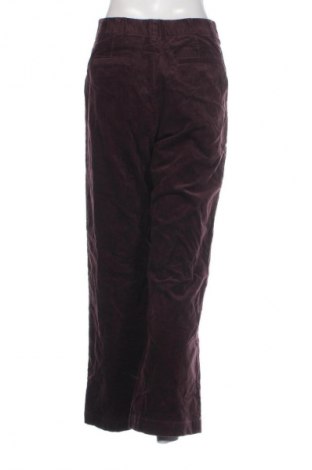 Pantaloni de velvet de femei Uniqlo, Mărime S, Culoare Roșu, Preț 72,99 Lei