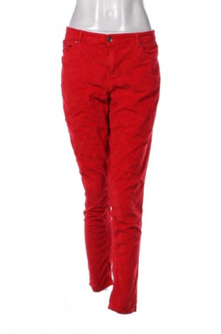 Damen Cordhose United Colors Of Benetton, Größe XXL, Farbe Rot, Preis 12,99 €