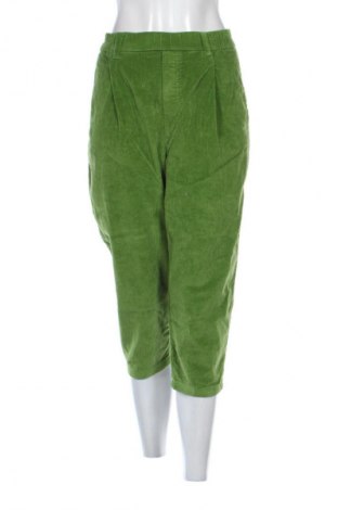 Damen Cordhose United Colors Of Benetton, Größe L, Farbe Grün, Preis 24,55 €