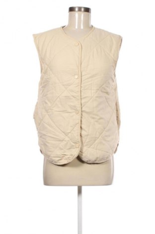 Vestă de femei Bershka, Mărime M, Culoare Bej, Preț 97,99 Lei
