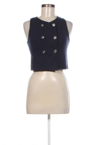 Дамски елек Zara, Размер S, Цвят Син, Цена 30,99 лв.