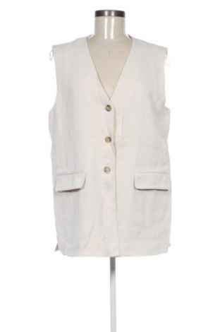 Дамски елек Zara, Размер L, Цвят Екрю, Цена 26,98 лв.