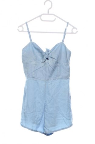 Damski krótki kombinezon Bershka, Rozmiar XS, Kolor Niebieski, Cena 64,99 zł