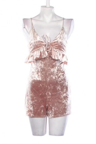 Kurzer Damenoverall Bershka, Größe S, Farbe Beige, Preis € 16,99