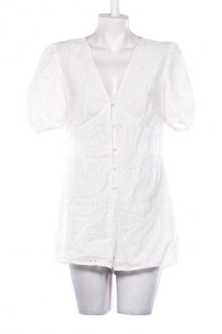 Salopetă scurtă de damă H&M Divided, Mărime XL, Culoare Alb, Preț 103,00 Lei