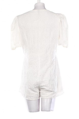 Women's short jumpsuit H&M Divided, Μέγεθος L, Χρώμα Λευκό, Τιμή 19,95 €