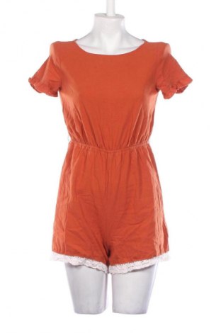 Дамски къс гащеризон SHEIN, Размер S, Цвят Оранжев, Цена 39,14 лв.