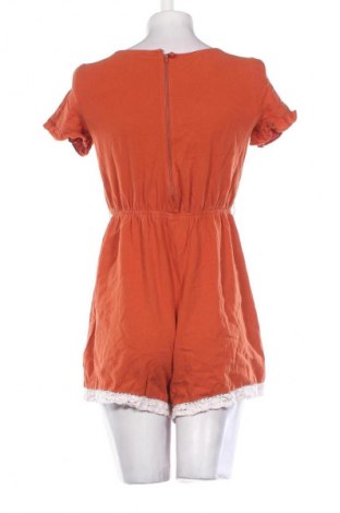 Дамски къс гащеризон SHEIN, Размер S, Цвят Оранжев, Цена 39,14 лв.