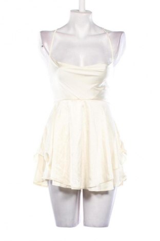 Salopetă scurtă de damă SHEIN, Mărime M, Culoare Ecru, Preț 102,63 Lei