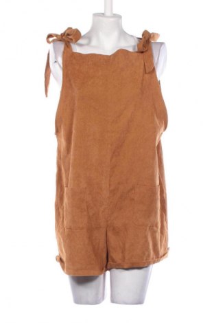 Salopetă scurtă de damă Unbranded, Mărime 3XL, Culoare Maro, Preț 102,63 Lei