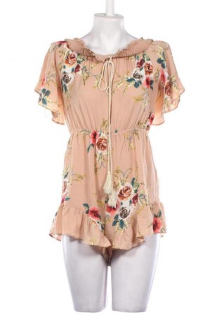 Дамски къс гащеризон Unbranded, Размер M, Цвят Многоцветен, Цена 39,10 лв.