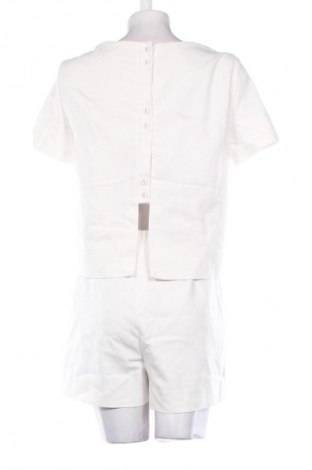 Kurzer Damenoverall Zara, Größe L, Farbe Weiß, Preis 17,39 €