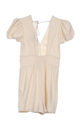 Salopetă scurtă de damă Zara, Mărime S, Culoare Ecru, Preț 106,29 Lei