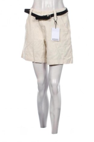 Damen Shorts Bershka, Größe L, Farbe Beige, Preis 20,99 €