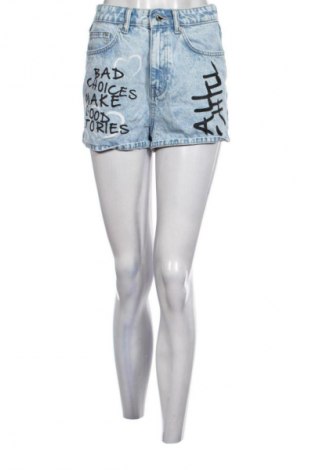 Pantaloni scurți de femei Fb Sister, Mărime S, Culoare Albastru, Preț 37,99 Lei