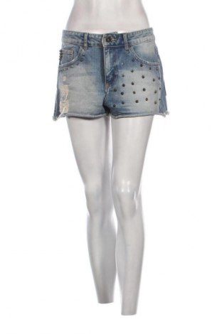 Pantaloni scurți de femei Pull&Bear, Mărime M, Culoare Albastru, Preț 51,45 Lei
