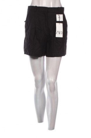Дамски къс панталон Zara, Размер M, Цвят Черен, Цена 39,99 лв.
