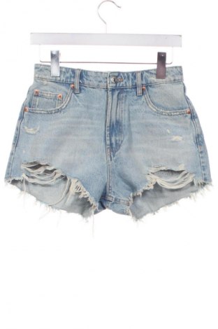 Дамски къс панталон Zara, Размер S, Цвят Син, Цена 16,99 лв.