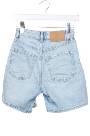 Pantaloni scurți de femei Zara, Mărime XXS, Culoare Albastru, Preț 42,36 Lei