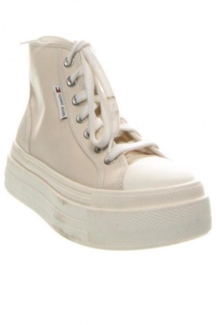 Damenschuhe Tommy Jeans, Größe 37, Farbe Ecru, Preis 52,99 €