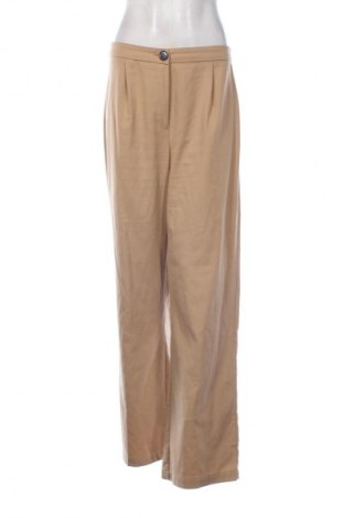 Damenhose Bershka, Größe L, Farbe Beige, Preis 14,83 €