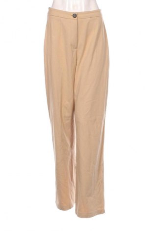 Pantaloni de femei Bershka, Mărime S, Culoare Bej, Preț 69,99 Lei