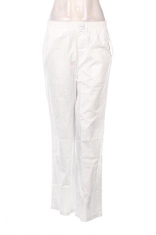 Pantaloni de femei Calvin Klein, Mărime M, Culoare Alb, Preț 744,99 Lei