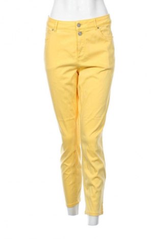 Γυναικείο παντελόνι Comma,, Μέγεθος XL, Χρώμα Κίτρινο, Τιμή 30,99 €