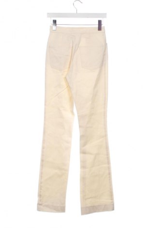 Дамски панталон Massimo Dutti, Размер XS, Цвят Екрю, Цена 62,56 лв.