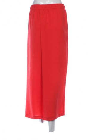 Дамски панталон Stradivarius, Размер XL, Цвят Червен, Цена 28,88 лв.
