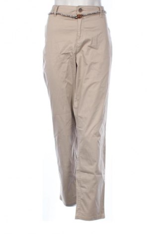 Γυναικείο παντελόνι Yessica, Μέγεθος 3XL, Χρώμα  Μπέζ, Τιμή 14,77 €