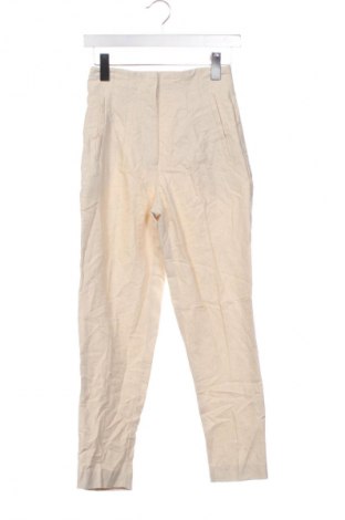 Γυναικείο παντελόνι Zara, Μέγεθος XS, Χρώμα  Μπέζ, Τιμή 32,99 €