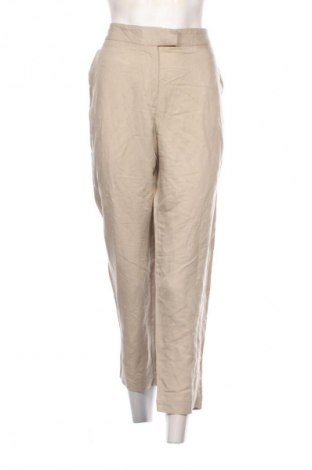 Damskie spodnie Zara, Rozmiar L, Kolor Beżowy, Cena 73,99 zł