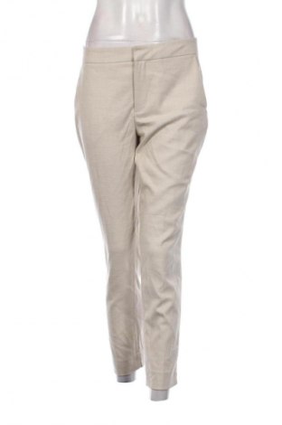 Дамски панталон Zara, Размер S, Цвят Бежов, Цена 25,99 лв.